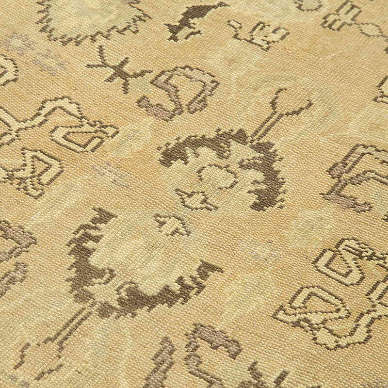 All Wool Hand-Knotted Vintage Turkish Rug - 4' 11" x 7' 4" (59" x 88") - K0039826