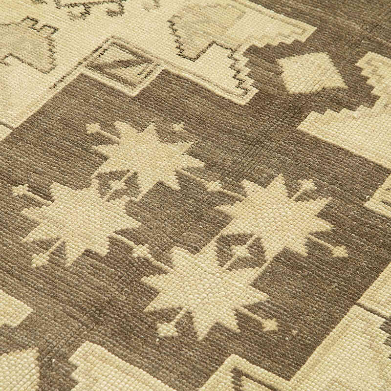 All Wool Hand-Knotted Vintage Turkish Rug - 4' 6" x 7' 4" (54" x 88") - K0039831
