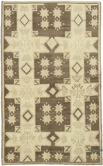 El Dokuma Vintage Halı - 138 cm x 224 cm