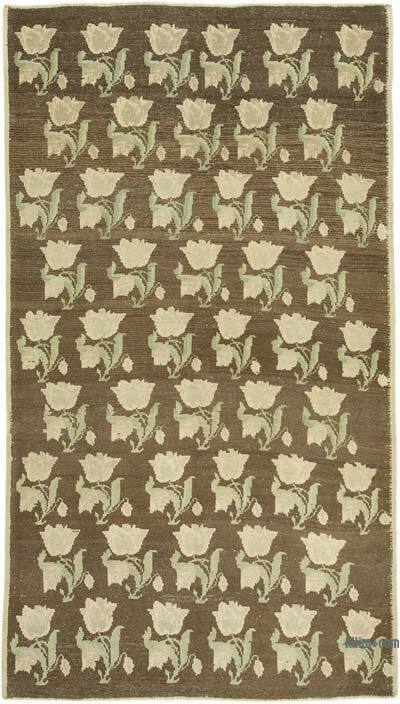 El Dokuma Vintage Halı - 138 cm x 244 cm