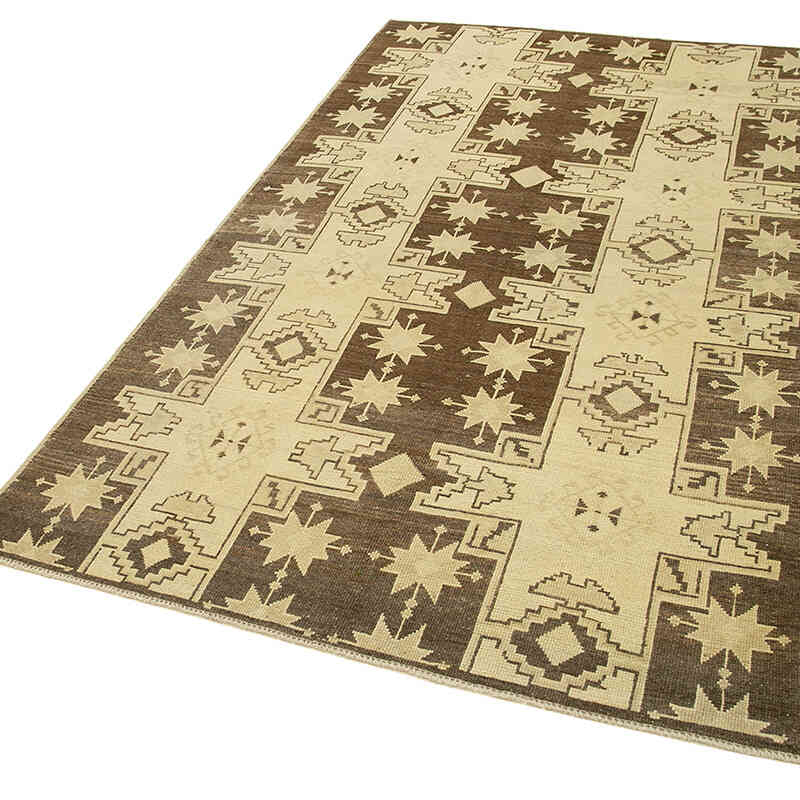 Vintage Turkish Hand-Knotted Rug - 4' 5" x 7' 9" (53" x 93") - K0039837