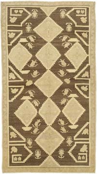 El Dokuma Vintage Halı - 125 cm x 225 cm