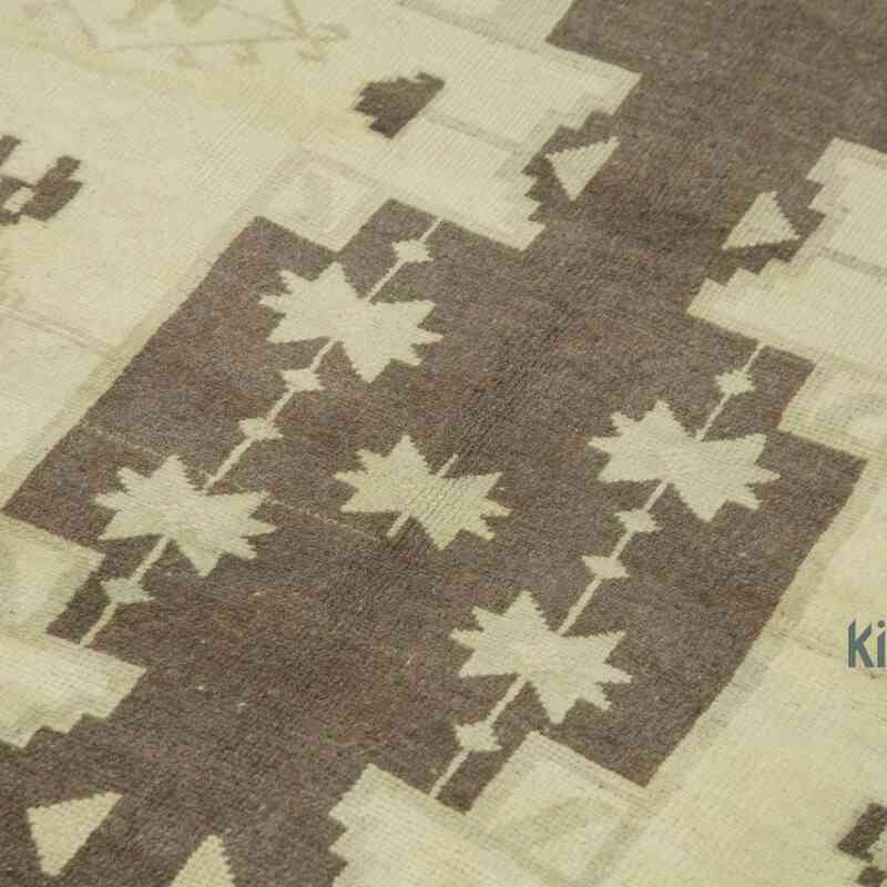 All Wool Hand-Knotted Vintage Turkish Rug - 4' 2" x 7' 5" (50 in. x 89 in.) - K0039862