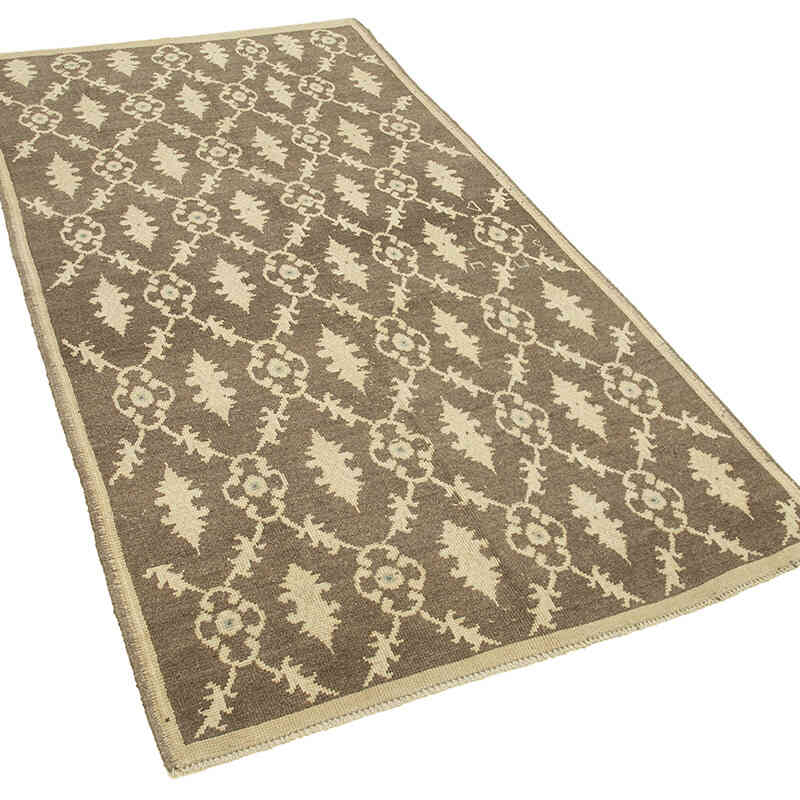 El Dokuma Vintage Halı - 112 cm x 214 cm - K0039874