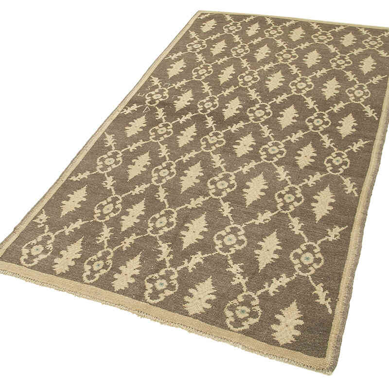 El Dokuma Vintage Halı - 112 cm x 214 cm - K0039874