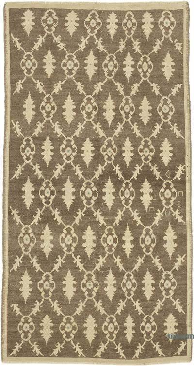 El Dokuma Vintage Halı - 112 cm x 214 cm
