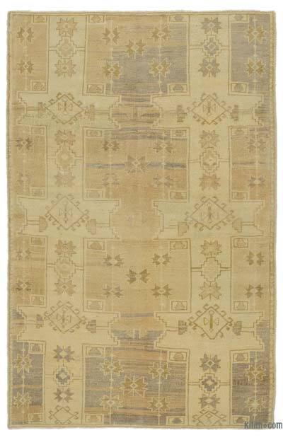 El Dokuma Vintage Halı - 131 cm x 202 cm