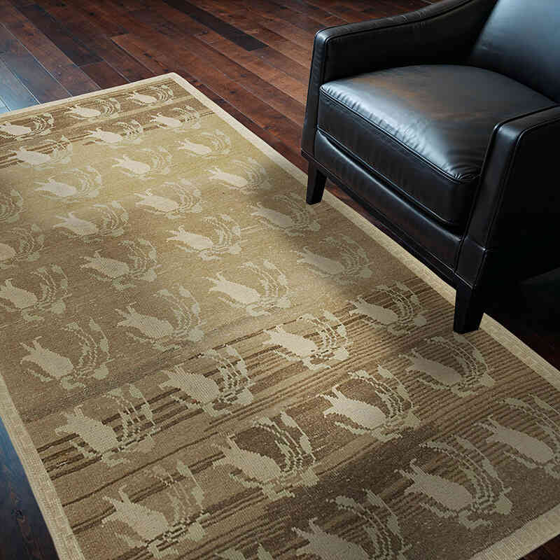 El Dokuma Vintage Halı - 126 cm x 210 cm - K0039885