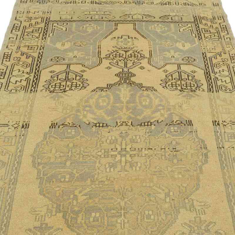 El Dokuma Vintage Halı - 105 cm x 210 cm - K0039899