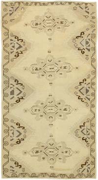 El Dokuma Vintage Halı - 109 cm x 200 cm