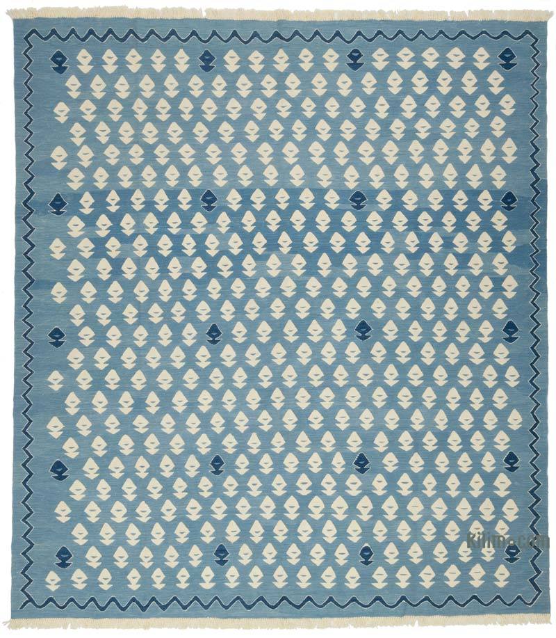 New Handwoven Turkish Kilim Rug - 10'  x 11'  (120" x 132") - K0040109