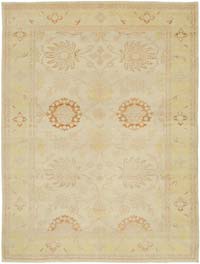 New Hand Knotted Wool Oushak Rug - 8' 7" x 11' 9" (103" x 141")