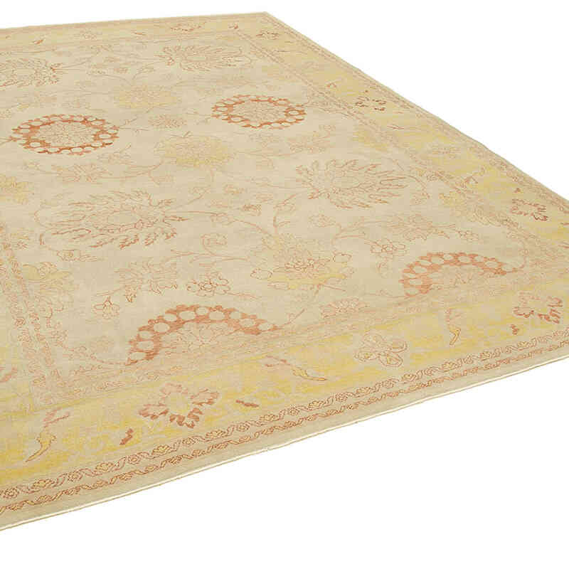 Nueva Alfombra Oushak Tejida a Mano - 262 cm x 357 cm - K0040452