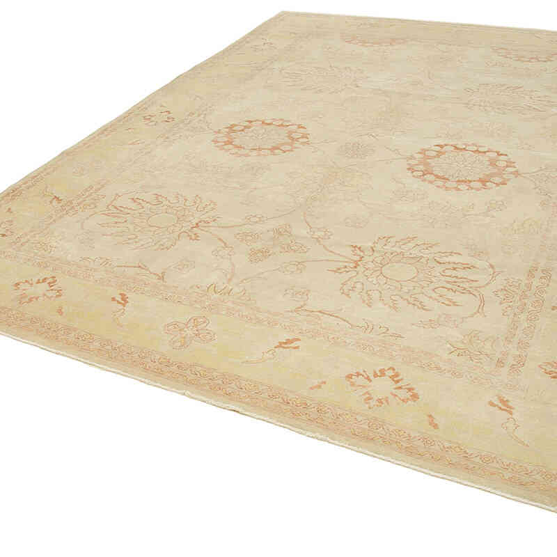 Nueva Alfombra Oushak Tejida a Mano - 262 cm x 357 cm - K0040452