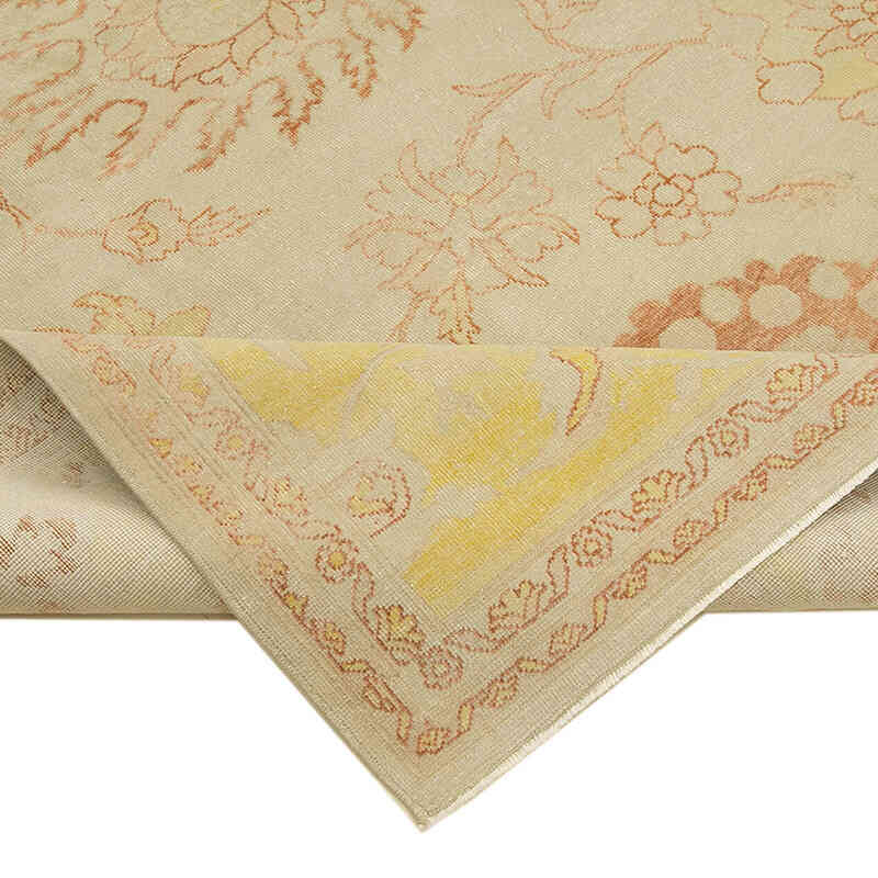Nueva Alfombra Oushak Tejida a Mano - 262 cm x 357 cm - K0040452