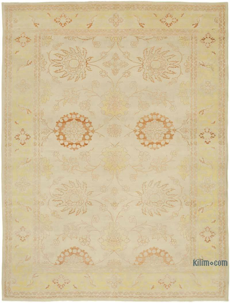 Nueva Alfombra Oushak Tejida a Mano - 262 cm x 357 cm - K0040452