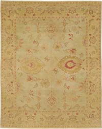 New Hand Knotted Wool Oushak Rug - 8' 1" x 10'  (97" x 120")