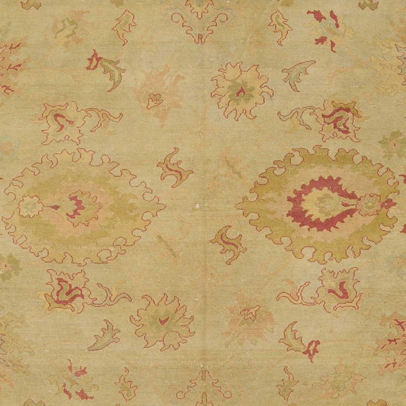 Nueva Alfombra Oushak Tejida a Mano - 247 cm x 305 cm - K0040462