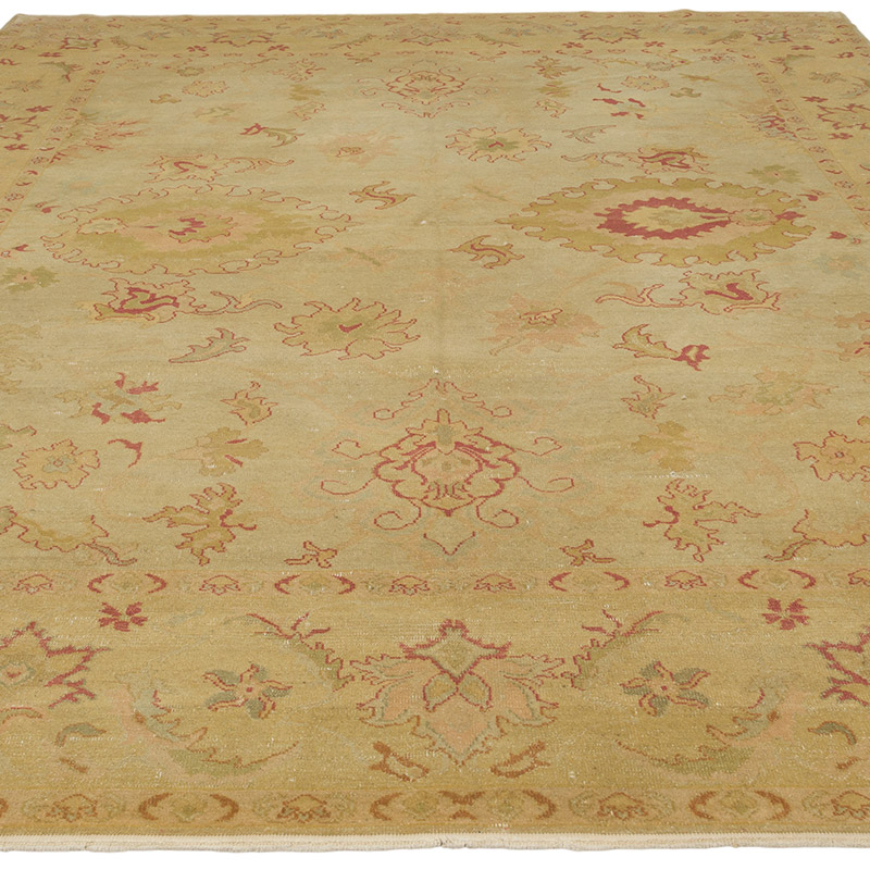 Nueva Alfombra Oushak Tejida a Mano - 247 cm x 305 cm - K0040462