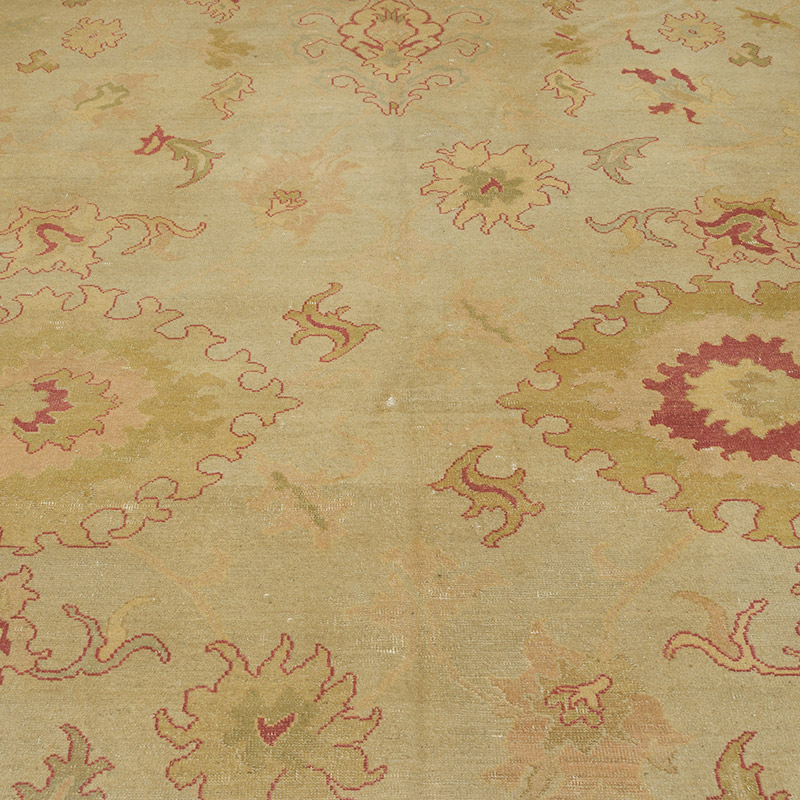 Nueva Alfombra Oushak Tejida a Mano - 247 cm x 305 cm - K0040462