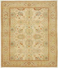 New Hand Knotted Wool Oushak Rug - 9' 8" x 11' 7" (116" x 139")
