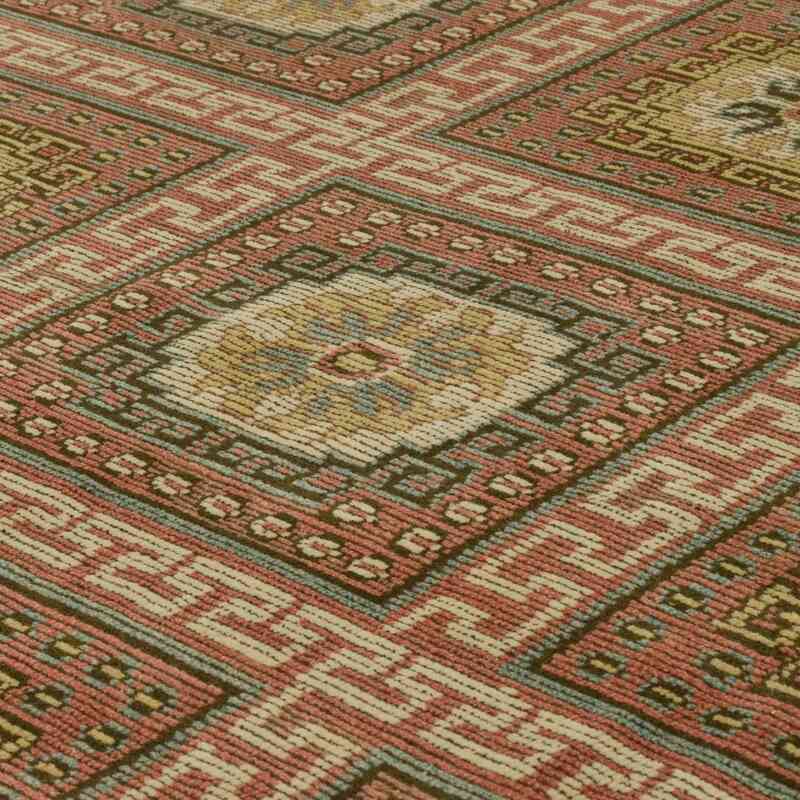 New Hand Knotted Wool Oushak Rug - 9'  x 11' 10" (108 in. x 142 in.) - K0040530