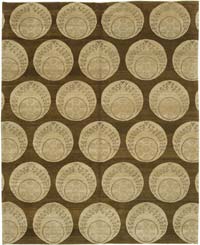 New Hand Knotted Wool Oushak Rug - 8'  x 10'  (96" x 120")