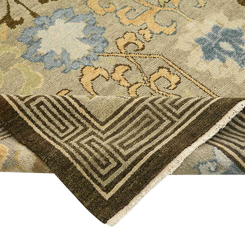 Nueva Alfombra Oushak Tejida a Mano - 245 cm x 303 cm - K0040542