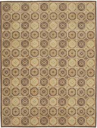 New Hand Knotted Wool Oushak Rug - 8'  x 10' 5" (96" x 125")