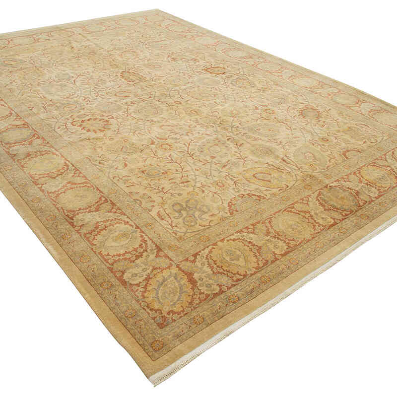 Yeni El Dokuma Uşak Halısı - 258 cm x 356 cm - K0040544