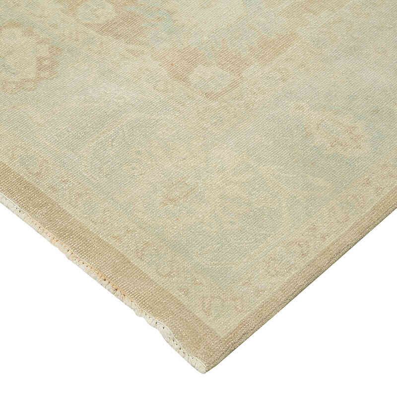 New Hand Knotted Wool Oushak Rug - 7' 11" x 10' 4" (95" x 124") - K0040552