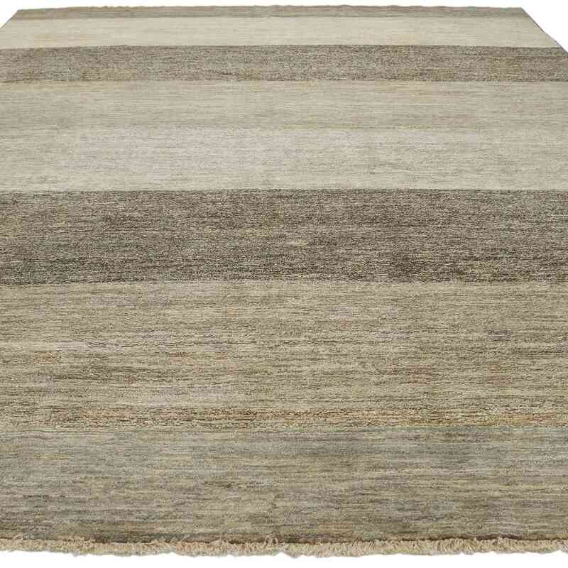 New Hand Knotted All Wool Oushak Rug - 8' 11" x 11' 7" (107" x 139") - K0040562