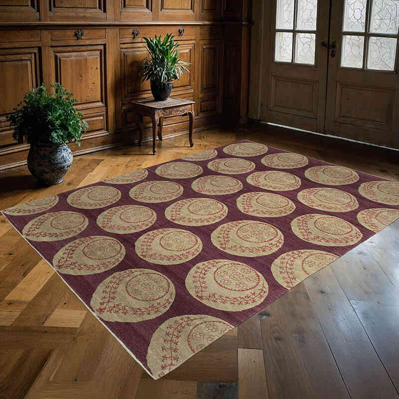Yeni El Dokuma Uşak Halısı - 180 cm x 246 cm - K0040572