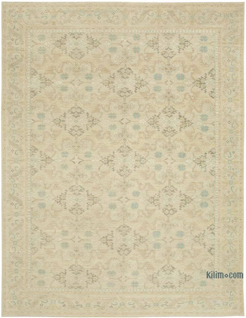 Nueva Alfombra Oushak Tejida a Mano - 275 cm x 353 cm - K0040574