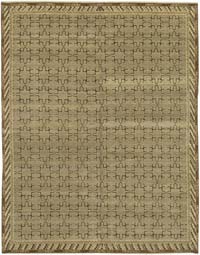 New Hand Knotted Wool Oushak Rug - 8'  x 10' 1" (96" x 121")