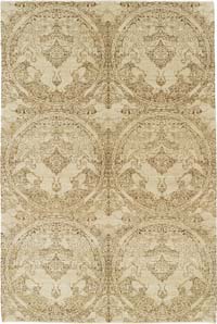 New Hand Knotted Wool Oushak Rug - 6'  x 8' 11" (72" x 107")