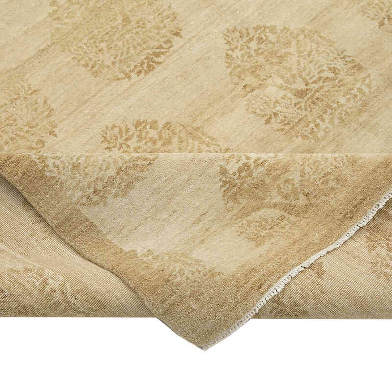 New Hand Knotted Wool Oushak Rug - 5' 11" x 8' 7" (71" x 103") - K0040591
