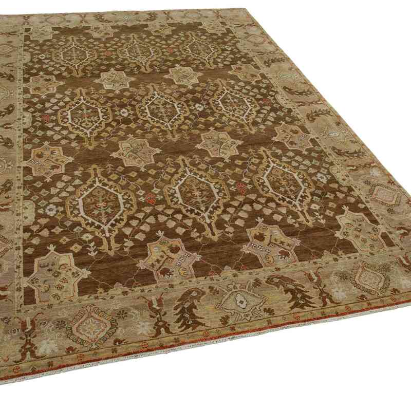 Nueva Alfombra Oushak Tejida a Mano - 180 cm x 273 cm - K0040605