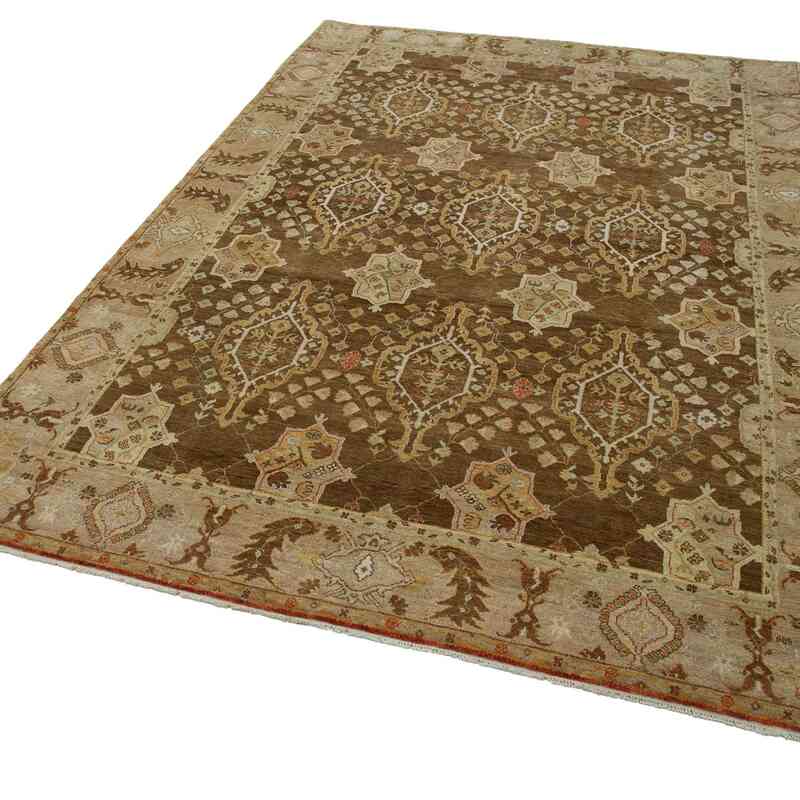 Nueva Alfombra Oushak Tejida a Mano - 180 cm x 273 cm - K0040605