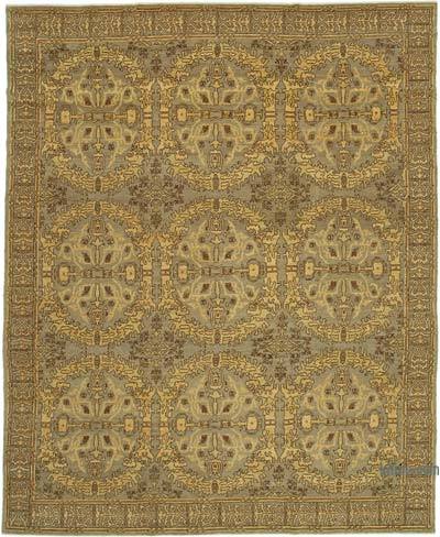 New Hand Knotted Wool Oushak Rug - 9' 6" x 12'  (114 in. x 144 in.)
