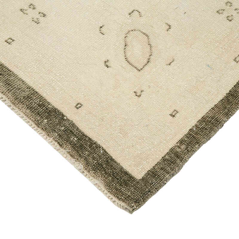 New Hand Knotted Wool Oushak Rug - 9' 4" x 13' 3" (112" x 159") - K0040612