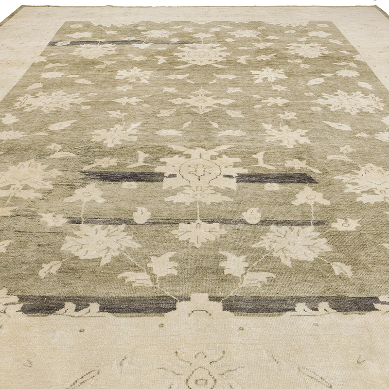 Nueva Alfombra Oushak Tejida a Mano - 285 cm x 404 cm - K0040612