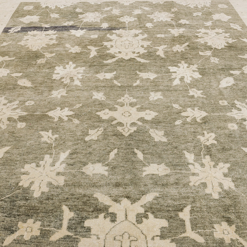 Nueva Alfombra Oushak Tejida a Mano - 285 cm x 404 cm - K0040612