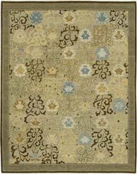 New Hand Knotted Wool Oushak Rug - 7' 11" x 10'  (95" x 120")