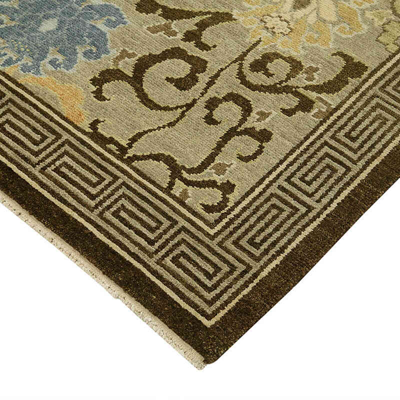 Nueva Alfombra Oushak Tejida a Mano - 241 cm x 305 cm - K0040615