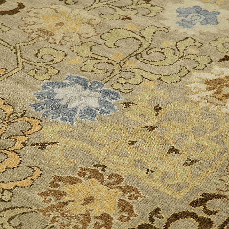 Nueva Alfombra Oushak Tejida a Mano - 241 cm x 305 cm - K0040615