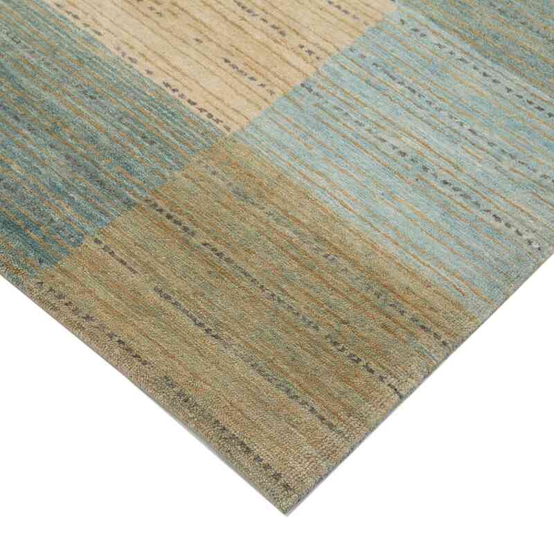 New Hand Knotted Wool Rug - 6' 2" x 9'  (74 in. x 108 in.) - K0040616