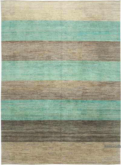 New Hand Knotted All Wool Rug - 8' 10" x 11' 10" (106 in. x 142 in.)