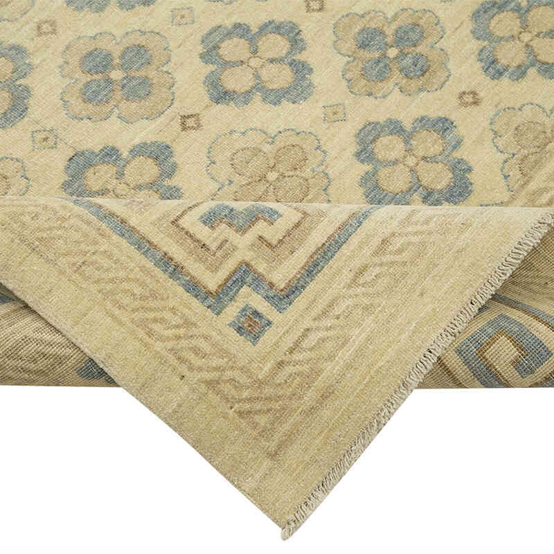 New Hand Knotted Wool Oushak Rug - 8'  x 9' 10" (96" x 118") - K0040620