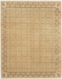 New Hand Knotted Wool Oushak Rug - 7' 10" x 10'  (94" x 120")